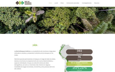 Nuevo diseño y actualización del portal de la Red de Bosques Andinos